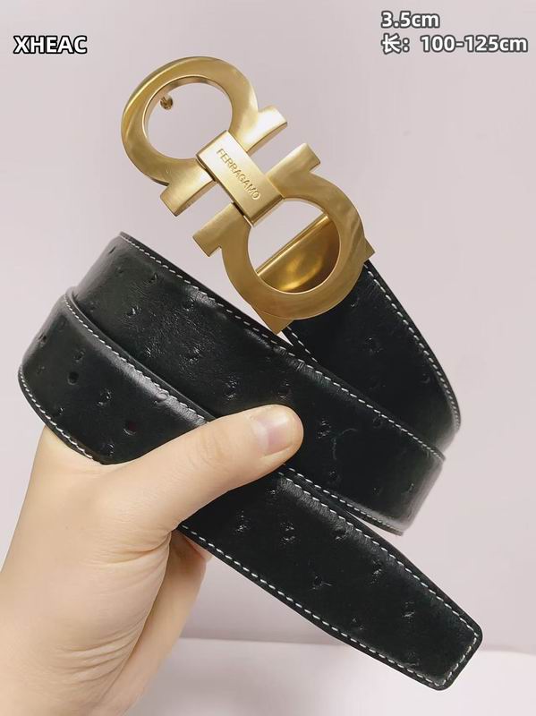 Ferragamo belt 35mmX100-125cm 8L179